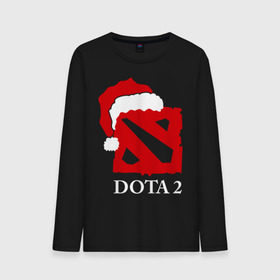 Мужской лонгслив хлопок с принтом Dota 2 в городе Новоалтайск, 100% хлопок |  | 2015 | dota | dota 2 | дота | игры | новый год | шапка