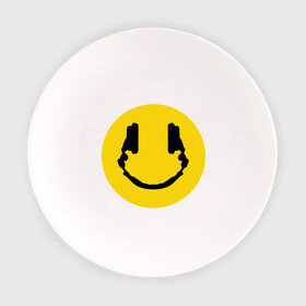 Тарелка с принтом Smile Music в городе Новоалтайск, фарфор | диаметр - 210 мм
диаметр для нанесения принта - 120 мм | Тематика изображения на принте: music | smile | смайл наушники