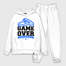 Мужской костюм хлопок OVERSIZE с принтом Game over Свадьба в городе Новоалтайск,  |  | game over | брак | замужем | свадьба