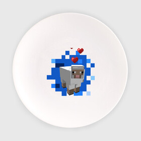 Тарелка с принтом Minecraft sheep в городе Новоалтайск, фарфор | диаметр - 210 мм
диаметр для нанесения принта - 120 мм | 2015 | minecraft | бараны | животные | майнкрафт | овечки | приколы | символ года | ягнята