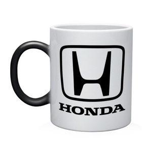 Кружка хамелеон с принтом Honda logo в городе Новоалтайск, керамика | меняет цвет при нагревании, емкость 330 мл | honda | logo | motor | лого | хонда