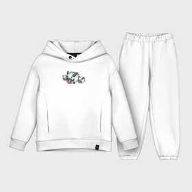 Детский костюм хлопок Oversize с принтом Poro League Of Legends в городе Новоалтайск,  |  | leagueoflegends | lol | довольно злые поро | но такие милые ^^poro