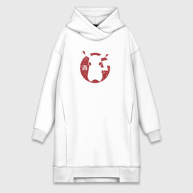 Платье-худи хлопок с принтом Pika Sake в городе Новоалтайск,  |  | japan | pokemon | пикачу | япония