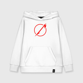 Детская толстовка хлопок с принтом Metallica Through The Never в городе Новоалтайск, 100% хлопок | Круглый горловой вырез, эластичные манжеты, пояс, капюшен | металлика