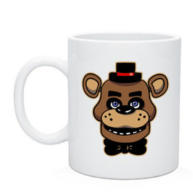 Кружка с принтом Five Nights At Freddy`s в городе Новоалтайск, керамика | объем — 330 мл, диаметр — 80 мм. Принт наносится на бока кружки, можно сделать два разных изображения | five nights at freddys | fnaf | freddy | игры | медведь | мишка | фнаф | фредди