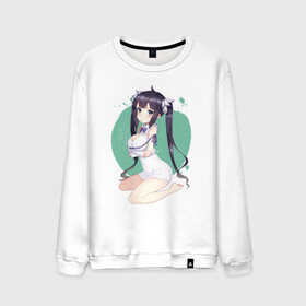Мужской свитшот хлопок с принтом Hestia (Danmachi) в городе Новоалтайск, 100% хлопок |  | anime | bell cranell | hestia | встреча