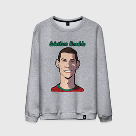 Мужской свитшот хлопок с принтом Cristiano Ronaldo в городе Новоалтайск, 100% хлопок |  | real madrid | ronaldo | роналду | футбол