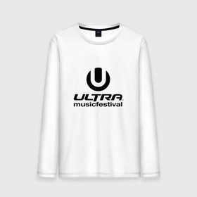 Мужской лонгслив хлопок с принтом Ultra Music Festival в городе Новоалтайск, 100% хлопок |  | house | rave | ultra music festival | umf
