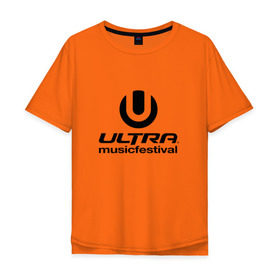 Мужская футболка хлопок Oversize с принтом Ultra Music Festival в городе Новоалтайск, 100% хлопок | свободный крой, круглый ворот, “спинка” длиннее передней части | house | rave | ultra music festival | umf