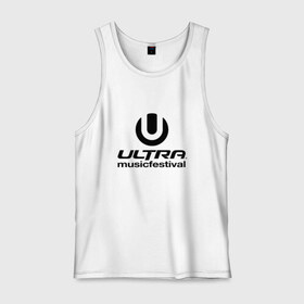 Мужская майка хлопок с принтом Ultra Music Festival в городе Новоалтайск, 100% хлопок |  | house | rave | ultra music festival | umf