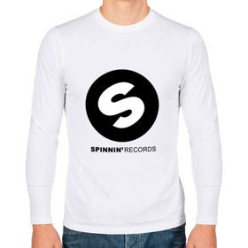 Мужской лонгслив хлопок с принтом Spinnin records в городе Новоалтайск, 100% хлопок |  | house | spinnin | spinnin recors