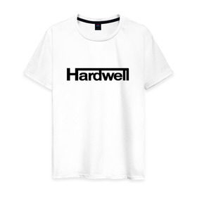 Мужская футболка хлопок с принтом Hardwell в городе Новоалтайск, 100% хлопок | прямой крой, круглый вырез горловины, длина до линии бедер, слегка спущенное плечо. | Тематика изображения на принте: hardwell | house | хардвелл | хаус