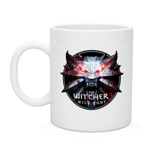 Кружка с принтом The Witcher 3 в городе Новоалтайск, керамика | объем — 330 мл, диаметр — 80 мм. Принт наносится на бока кружки, можно сделать два разных изображения | ведьмак