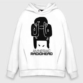 Мужское худи Oversize хлопок с принтом Radiohead в городе Новоалтайск, френч-терри — 70% хлопок, 30% полиэстер. Мягкий теплый начес внутри —100% хлопок | боковые карманы, эластичные манжеты и нижняя кромка, капюшон на магнитной кнопке | Тематика изображения на принте: capitol | creep | emi | parlophone | the king of limbs | джонни гринвуд | колин гринвуд | радиохэд | том йорк | фил селуэй | эд о’брайен