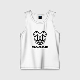 Детская майка хлопок с принтом Radiohead в городе Новоалтайск,  |  | creep | emi | radiohead | rok