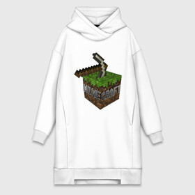 Платье-худи хлопок с принтом Minecraft в городе Новоалтайск,  |  | boom | media | minecraft | игры | компьютерные игры | майнкрафт