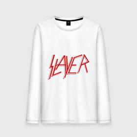 Мужской лонгслив хлопок с принтом Slayer logo в городе Новоалтайск, 100% хлопок |  | alternative rock | pank | punk | rock | slayer | альтернативный рок | метал | панк | рок | слаер | тяжелая музыка | хард рок | хеви метал