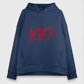 Женское худи Oversize хлопок с принтом Slayer logo в городе Новоалтайск, френч-терри — 70% хлопок, 30% полиэстер. Мягкий теплый начес внутри —100% хлопок | боковые карманы, эластичные манжеты и нижняя кромка, капюшон на магнитной кнопке | alternative rock | pank | punk | rock | slayer | альтернативный рок | метал | панк | рок | слаер | тяжелая музыка | хард рок | хеви метал