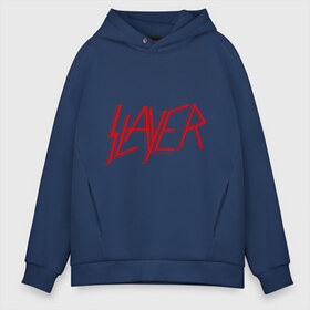 Мужское худи Oversize хлопок с принтом Slayer logo в городе Новоалтайск, френч-терри — 70% хлопок, 30% полиэстер. Мягкий теплый начес внутри —100% хлопок | боковые карманы, эластичные манжеты и нижняя кромка, капюшон на магнитной кнопке | alternative rock | pank | punk | rock | slayer | альтернативный рок | метал | панк | рок | слаер | тяжелая музыка | хард рок | хеви метал