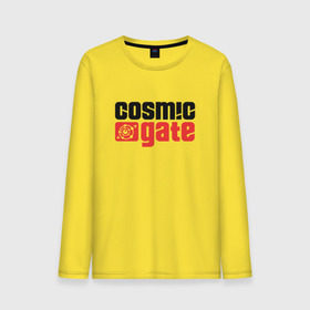 Мужской лонгслив хлопок с принтом Cosmic Gate в городе Новоалтайск, 100% хлопок |  | cosmic gate | dj | house | trance