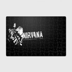 Пазл магнитный 126 элементов с принтом Nirvana в городе Новоалтайск, полимерный материал с магнитным слоем | 126 деталей, размер изделия —  180*270 мм | 