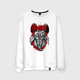 Мужской свитшот хлопок с принтом Slipknot goat в городе Новоалтайск, 100% хлопок |  | metall | punk | slipknot | метал | панк рок | слипнот