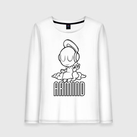 Женский лонгслив хлопок с принтом Armind в городе Новоалтайск, 100% хлопок |  | armin van buuren | armind | asot | trance