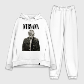 Женский костюм хлопок Oversize с принтом nirvana t shirt в городе Новоалтайск,  |  | kurt cobain | nirvana | гранж | курт кобейн | нирвана