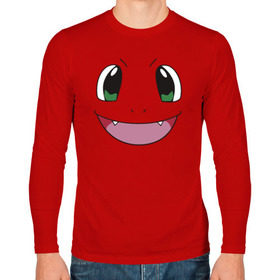Мужской лонгслив хлопок с принтом Char в городе Новоалтайск, 100% хлопок |  | char pokemon покемоны чар