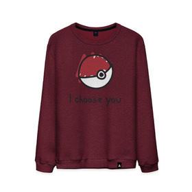 Мужской свитшот хлопок с принтом I choose you в городе Новоалтайск, 100% хлопок |  | i choose you pokemon покемон я выбираю тебя