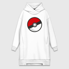 Платье-худи хлопок с принтом Pokeball в городе Новоалтайск,  |  | pokeball покебол покемон pokemon