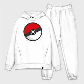 Мужской костюм хлопок OVERSIZE с принтом Pokeball в городе Новоалтайск,  |  | pokeball покебол покемон pokemon