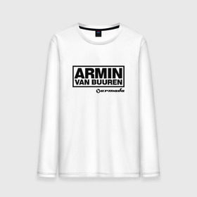 Мужской лонгслив хлопок с принтом Armin van Buuren в городе Новоалтайск, 100% хлопок |  | armada | armin van buuren | trance | армин