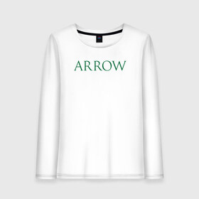 Женский лонгслив хлопок с принтом Arrow в городе Новоалтайск, 100% хлопок |  | arrow green зеленая стрела дс куин