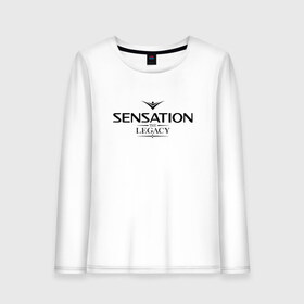 Женский лонгслив хлопок с принтом Sensation The Legacy в городе Новоалтайск, 100% хлопок |  | amsterdam | sensation | the legacy | сэнсэйшн