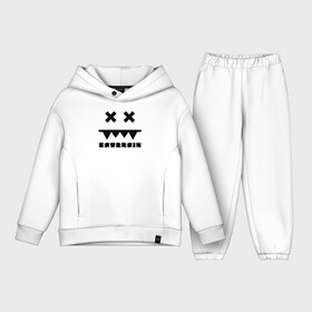Детский костюм хлопок Oversize с принтом Eatbrain Logo в городе Новоалтайск,  |  | Тематика изображения на принте: eatbrain | music | для любителей жирного neurofunk звучания.drum