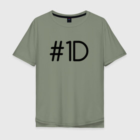Мужская футболка хлопок Oversize с принтом One direction в городе Новоалтайск, 100% хлопок | свободный крой, круглый ворот, “спинка” длиннее передней части | 1d | дирекшн