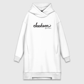 Платье-худи хлопок с принтом Jackson logo в городе Новоалтайск,  |  | guitars | jackson | music | гитары | музыка