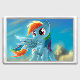 Магнит 45*70 с принтом My littlle pony в городе Новоалтайск, Пластик | Размер: 78*52 мм; Размер печати: 70*45 | Тематика изображения на принте: littlle | littlle pony | pony | пони