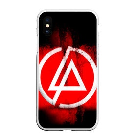 Чехол для iPhone XS Max матовый с принтом Linkin Park в городе Новоалтайск, Силикон | Область печати: задняя сторона чехла, без боковых панелей | Тематика изображения на принте: linkin park | линкин парк | логотип | рок