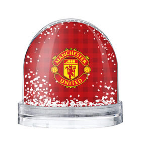 Снежный шар с принтом Manchester united в городе Новоалтайск, Пластик | Изображение внутри шара печатается на глянцевой фотобумаге с двух сторон | manchester united | манчестер юнайтед | спорт | фк | футбол