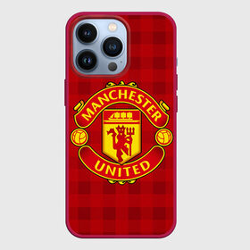 Чехол для iPhone 13 Pro с принтом Manchester united в городе Новоалтайск,  |  | Тематика изображения на принте: manchester united | манчестер юнайтед | спорт | фк | футбол