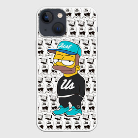 Чехол для iPhone 13 mini с принтом Барт Симпсон в городе Новоалтайск,  |  | bart |   |  bart simpson |  jo jo |  simpsons |  the simpsons |  симпсоны | барт | барт симпсон | джо джо