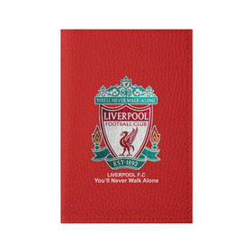 Обложка для паспорта матовая кожа с принтом Liverpool в городе Новоалтайск, натуральная матовая кожа | размер 19,3 х 13,7 см; прозрачные пластиковые крепления | ливерпуль