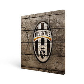 Холст квадратный с принтом Juventus в городе Новоалтайск, 100% ПВХ |  | juventus | спорт | фк | футбол | ювентус