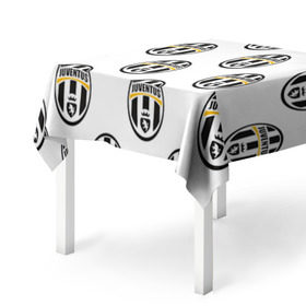 Скатерть 3D с принтом Juventus в городе Новоалтайск, 100% полиэстер (ткань не мнется и не растягивается) | Размер: 150*150 см | juventus | спорт | фк | футбол | ювентус