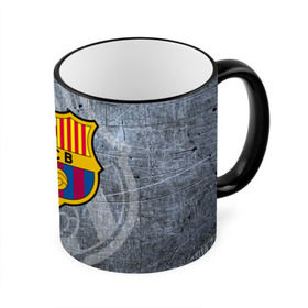 Кружка 3D с принтом Barcelona в городе Новоалтайск, керамика | ёмкость 330 мл | barcelona | барса | барселона | спорт | футбол