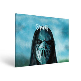 Холст прямоугольный с принтом Slipknot в городе Новоалтайск, 100% ПВХ |  | deth | rock | slipknot | маска | мрак | рок | слипнот