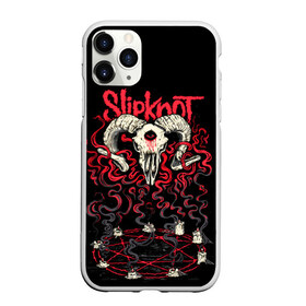 Чехол для iPhone 11 Pro матовый с принтом Slipknot в городе Новоалтайск, Силикон |  | Тематика изображения на принте: deth | rock | slipknot | баран | маска | мрак | рок | слипнот | череп