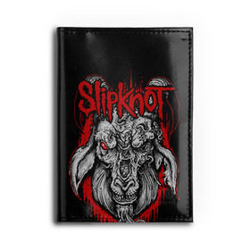 Обложка для автодокументов с принтом Slipknot в городе Новоалтайск, натуральная кожа |  размер 19,9*13 см; внутри 4 больших “конверта” для документов и один маленький отдел — туда идеально встанут права | deth | rock | slipknot | маска | мрак | рок | слипнот | череп